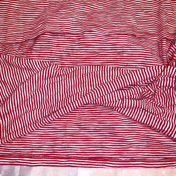 Gap Red Stripe Wrap Shirt - Picture 7 of 8